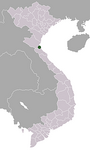 Location of Vinh within Vietnam